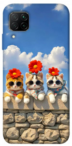 Чохол Flower cats для Huawei P40 Lite