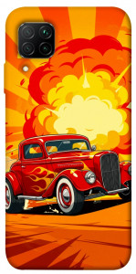 Чохол Retro comics car для Huawei P40 Lite