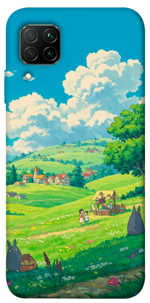 Чехол Miyazaki landscape для Huawei P40 Lite