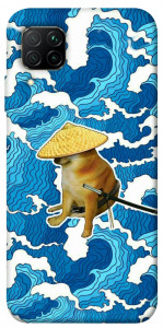 Чохол Sad dog samurai для Huawei P40 Lite