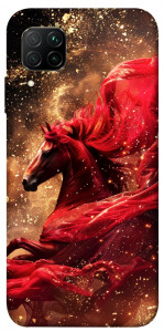 Чохол Red sparkles Horse для Huawei P40 Lite