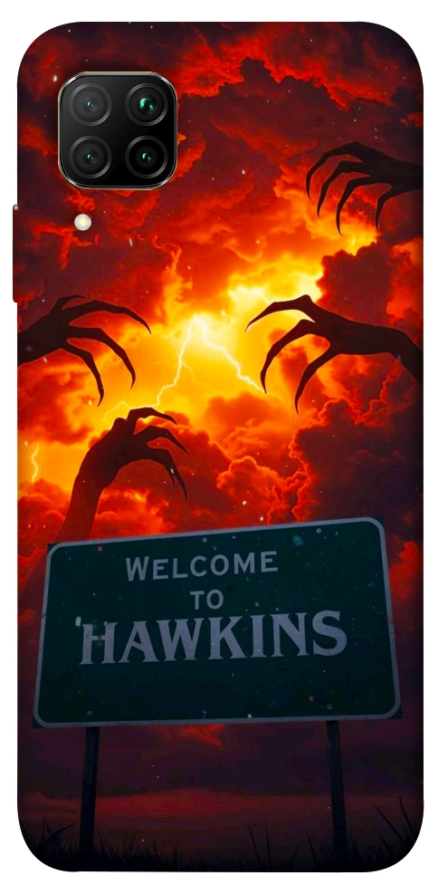 Чехол Welcome to hawkins для Huawei P40 Lite