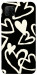 Чехол Black and white hearts для Huawei P40 Lite