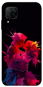 Чохол Abstract couple для Huawei P40 Lite
