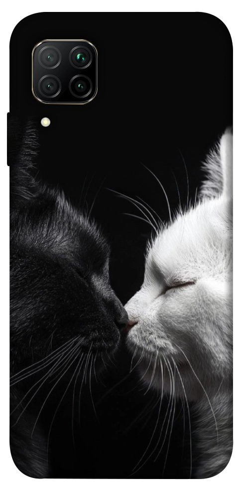 Чехол Black and white cats для Huawei P40 Lite
