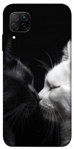 Чохол Black and white cats для Huawei P40 Lite