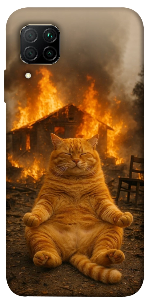 Чохол Burning cat для Huawei P40 Lite