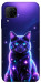 Чохол Galaxy purple cat для Huawei P40 Lite