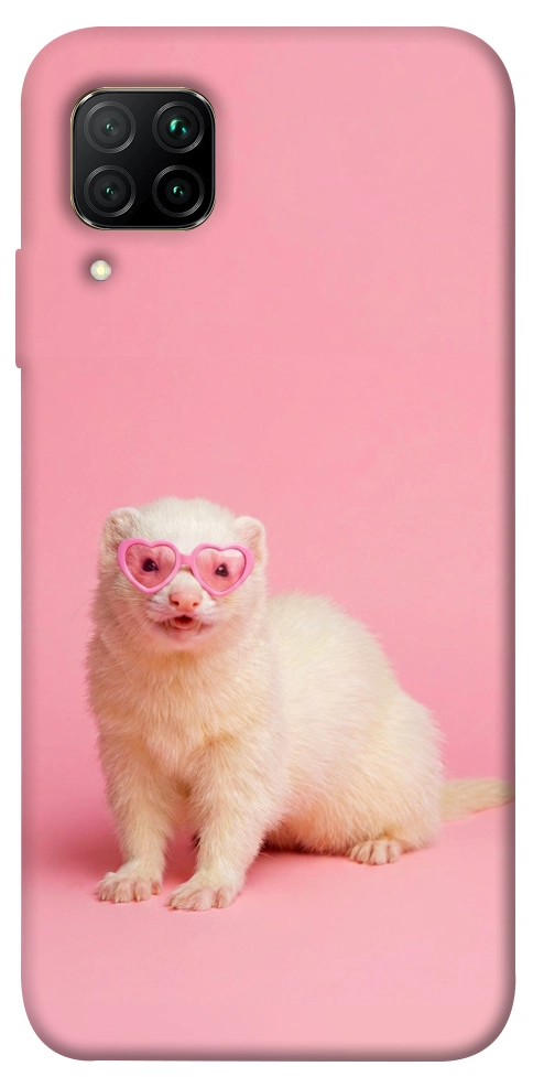 Чохол Білий тхір для Huawei P40 Lite