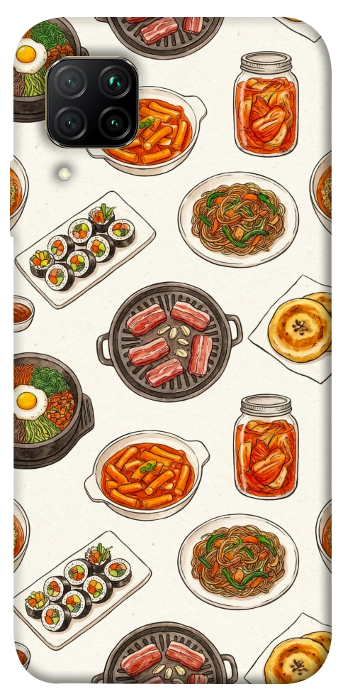 Чехол Korean food для Huawei P40 Lite