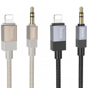 Аудіо кабель Aux Hoco UPA32A Clever digital (Lightning to AUX 3.5mm) (1m)