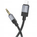Фото Аудио кабель Aux Hoco UPA32A Clever digital (Lightning to AUX 3.5mm) (1m) (Black) в магазине vchehle.ua