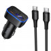 АЗУ Hoco Z63A Barry PD42W+QC3.0 (2USB-A/1C) + кабель Type-C to Type-C (Black)