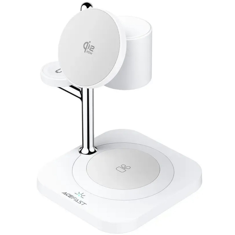 Фото БЗП Acefast E39 desktop 4in1 Qi2 32.5W (White) в маназині vchehle.ua