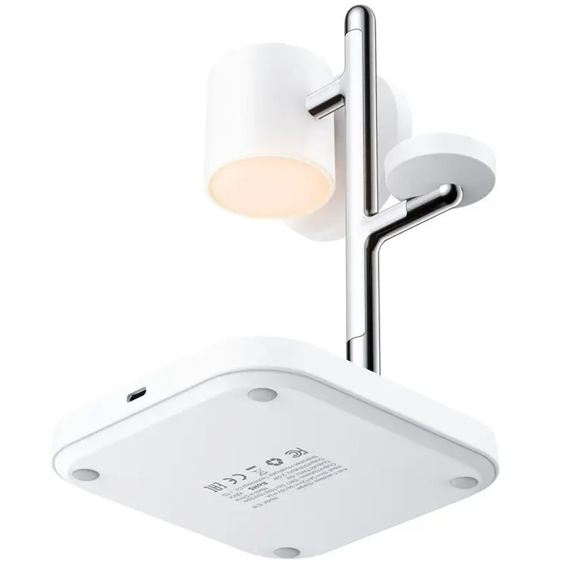 БЗП Acefast E39 desktop 4in1 Qi2 32.5W (White) в магазині vchehle.ua