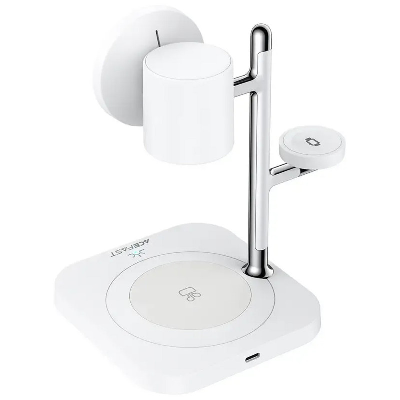 Купити БЗП Acefast E39 desktop 4in1 Qi2 32.5W (White) на vchehle.ua