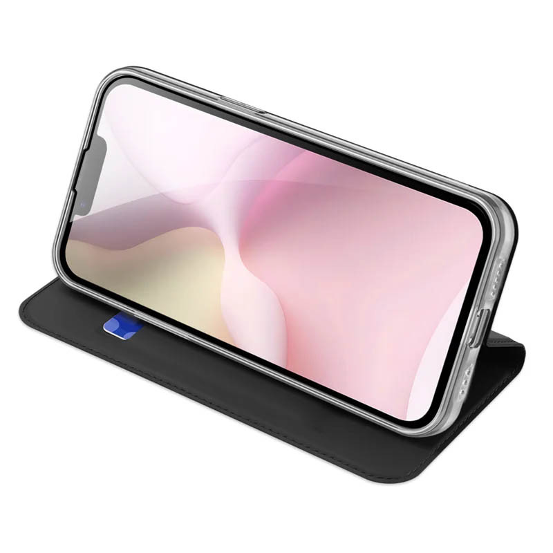 Купить Чехол-книжка Dux Ducis с карманом для визиток для Apple iPhone 16e / 17e (6.1") (Черный) на vchehle.ua