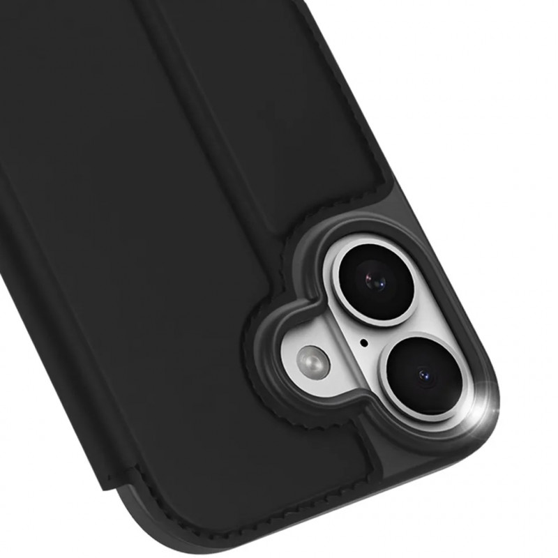 Купити Чохол-книжка Dux Ducis з кишенею для візиток на Apple iPhone 17 (6.3") (Чорний) на vchehle.ua