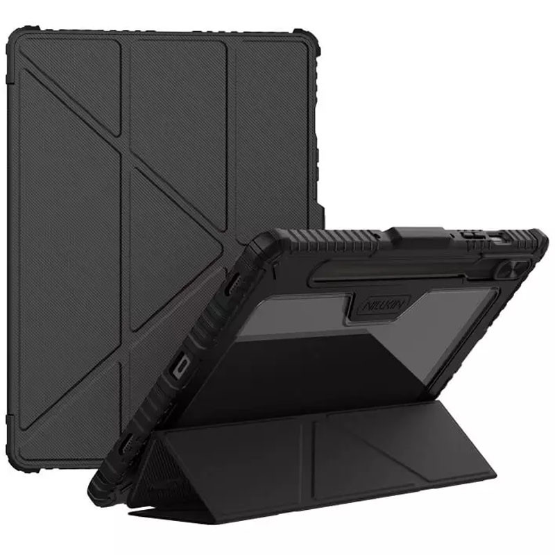 Фото Чохол-книжка Nillkin Bumper Pro Multi-angle для Samsung Galaxy Tab S10 FE / S9 (Black) в маназині vchehle.ua