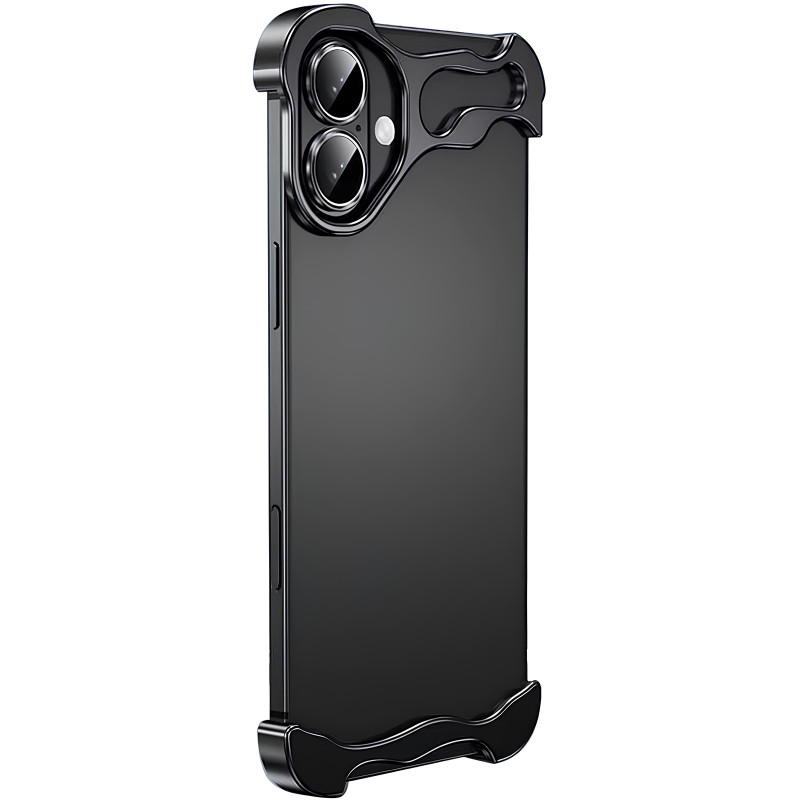 Чехол Minimalist Metal Bumper для Apple iPhone 17 (6.3") (Black)