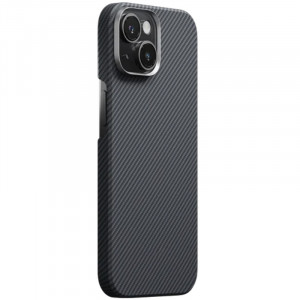 Чехол PC Carbon Protection Slim with Magnetic Safe для Apple iPhone 15 (6.1")