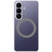Фото Чехол PC Clear Magnet Case (AAA) with Magnetic Safe для Samsung Galaxy S25 (Clear / Grey) на vchehle.ua