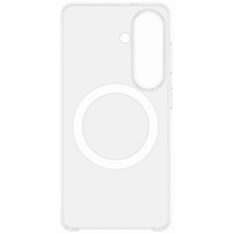 Чехол PC Clear Magnet Case (AAA) with Magnetic Safe для Samsung Galaxy S25 (Clear / Grey) в магазине vchehle.ua