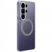 Чехол PC Clear Magnet Case (AAA) with Magnetic Safe для Samsung Galaxy S25 Ultra (Clear / Grey)