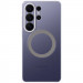 Фото Чехол PC Clear Magnet Case (AAA) with Magnetic Safe для Samsung Galaxy S25 Ultra (Clear / Grey) на vchehle.ua