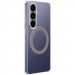 Чехол PC Clear Magnet Case (AAA) with Magnetic Safe для Samsung Galaxy S25+ (Clear / Grey)