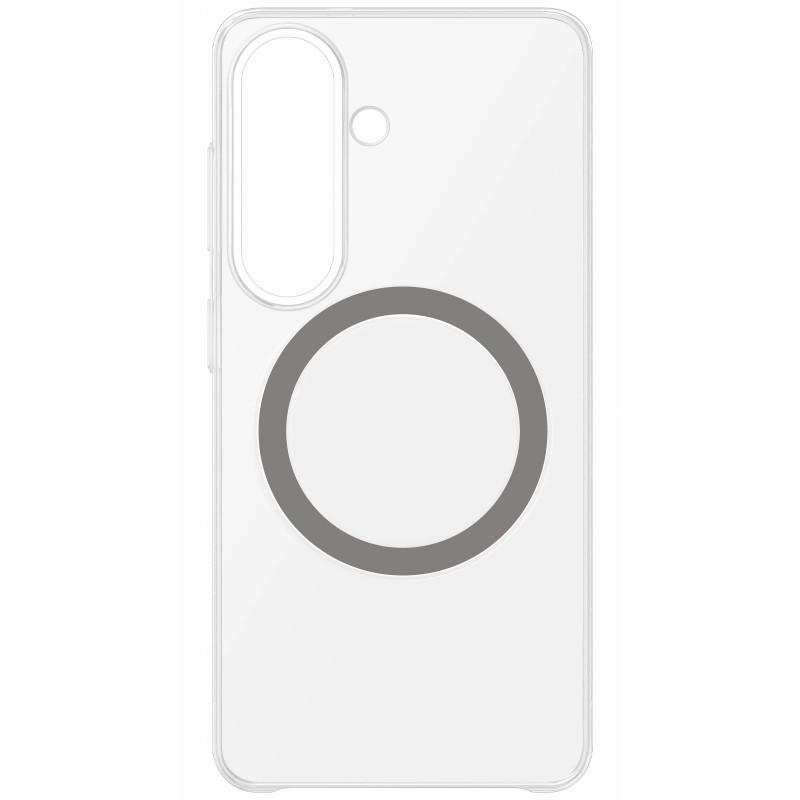Фото Чехол PC Clear Magnet Case (AAA) with Magnetic Safe для Samsung Galaxy S25+ (Clear / Grey) в магазине vchehle.ua