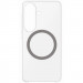 Фото Чехол PC Clear Magnet Case (AAA) with Magnetic Safe для Samsung Galaxy S25+ (Clear / Grey) в магазине vchehle.ua