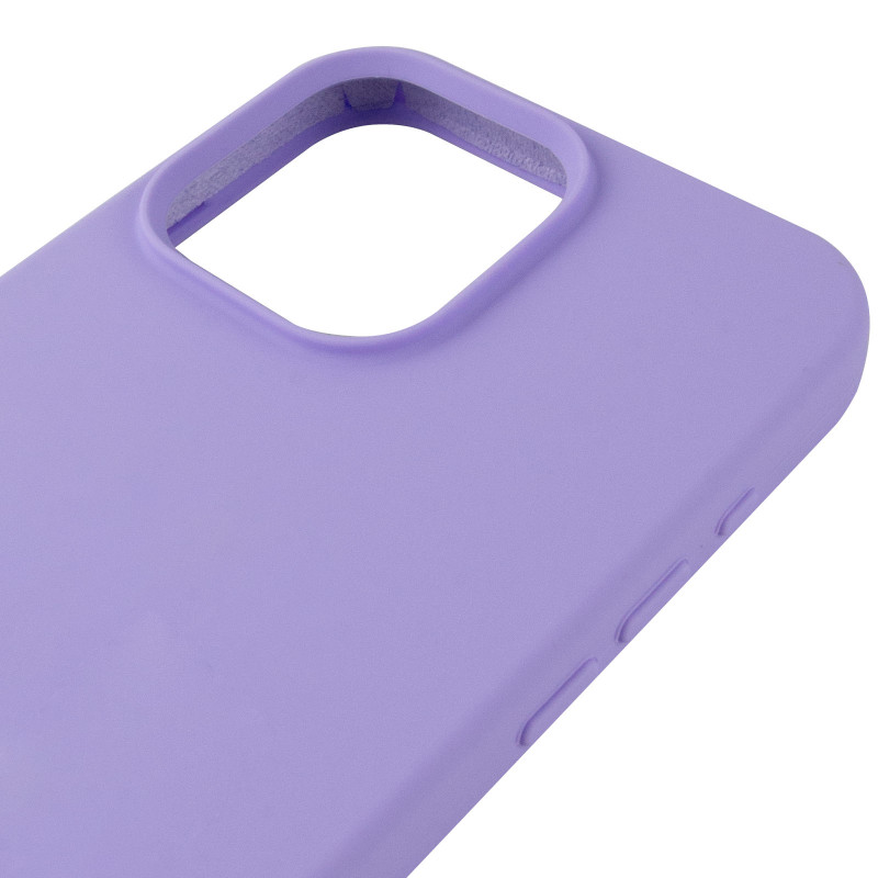 Купить Чехол Silk (AA) Logo with Magnetic Fit для Apple iPhone 12 Pro Max (6.7") (Сиреневый / Dasheen) на vchehle.ua