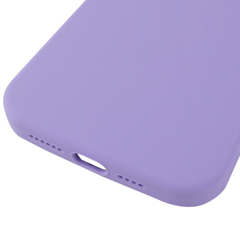 Заказать Чехол Silk (AA) Logo with Magnetic Fit для Apple iPhone 12 Pro Max (6.7") (Сиреневый / Dasheen) на vchehle.ua