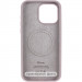 Фото Чохол Silk (AA) Logo with Magnetic Fit на Apple iPhone 16 Pro (6.3") (Сірий / Lavender) в маназині vchehle.ua