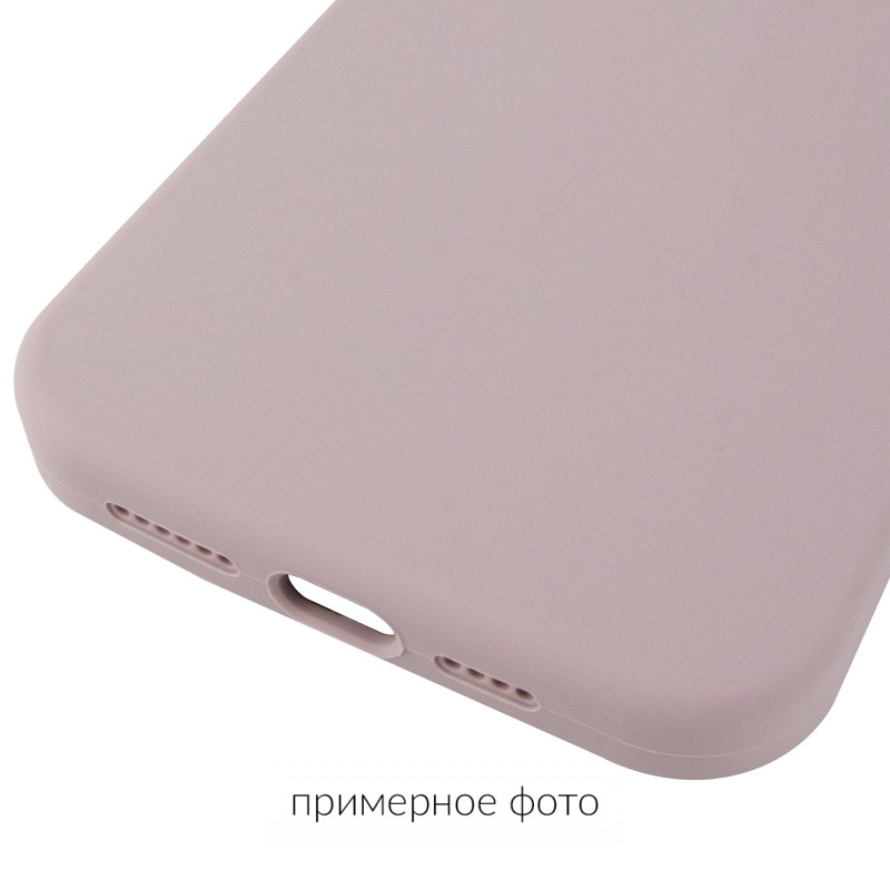 Купити Чохол Silk (AA) Logo with Magnetic Fit на Apple iPhone 16 Pro (6.3") (Сірий / Lavender) на vchehle.ua