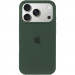 Фото Чехол Silk (AA) Logo with Magnetic Fit для Apple iPhone 17 Pro (6.3") (Зеленый / Cyprus Green) на vchehle.ua