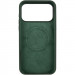 Фото Чехол Silk (AA) Logo with Magnetic Fit для Apple iPhone 17 Pro (6.3") (Зеленый / Cyprus Green) в магазине vchehle.ua