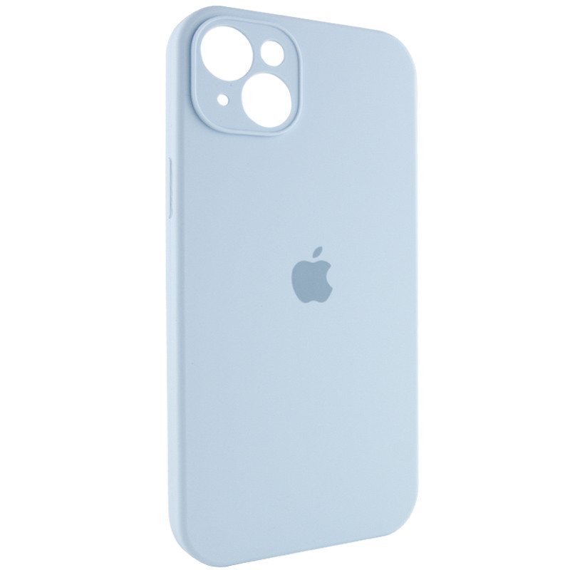 Фото Чехол Silk Full Camera Protective (AA) для Apple iPhone 14 (6.1") (Голубой / Sweet Blue) на vchehle.ua