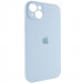 Фото Чехол Silk Full Camera Protective (AA) для Apple iPhone 14 (6.1") (Голубой / Sweet Blue) на vchehle.ua
