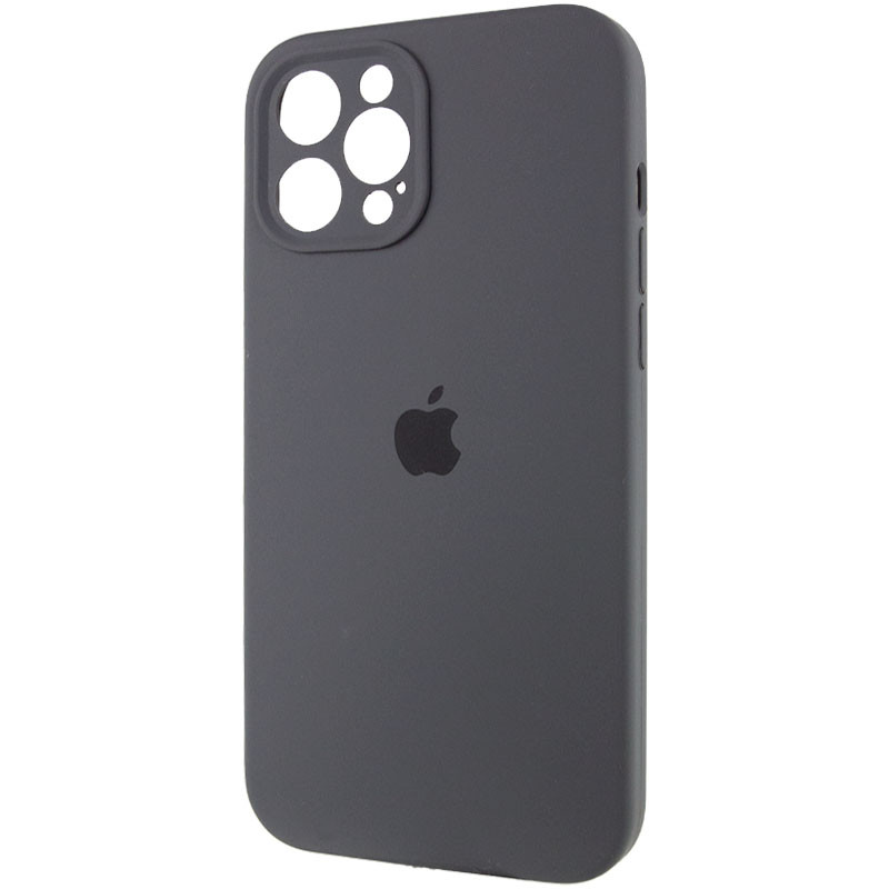 Фото Чехол Silk Full Camera Protective (AA) для Apple iPhone 12 Pro (6.1") (Серый / Dark Gray) в магазине vchehle.ua