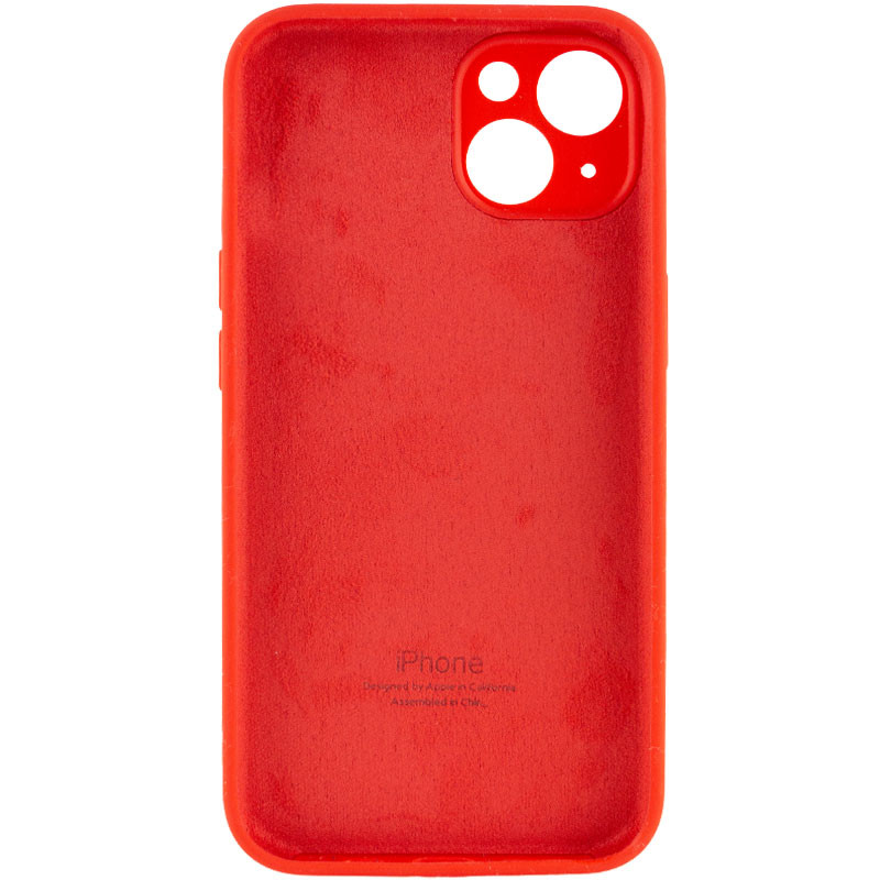 Фото Чехол Silk Full Camera Protective (AA) для Apple iPhone 15 (6.1") (Красный / Red) на vchehle.ua