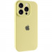 Чехол Silk Full Camera Protective (AA) для Apple iPhone 15 Pro (6.1") (Желтый / Mellow Yellow)