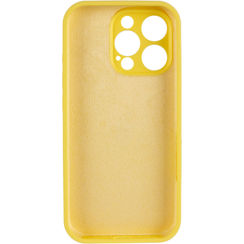 Заказать Чехол Silk Full Camera Protective (AA) для Apple iPhone 15 Pro (6.1") (Желтый / Yellow) на vchehle.ua