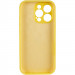 Фото Чохол Silk Full Camera Protective (AA) на Apple iPhone 15 Pro Max (6.7") (Жовтий / Yellow) в маназині vchehle.ua