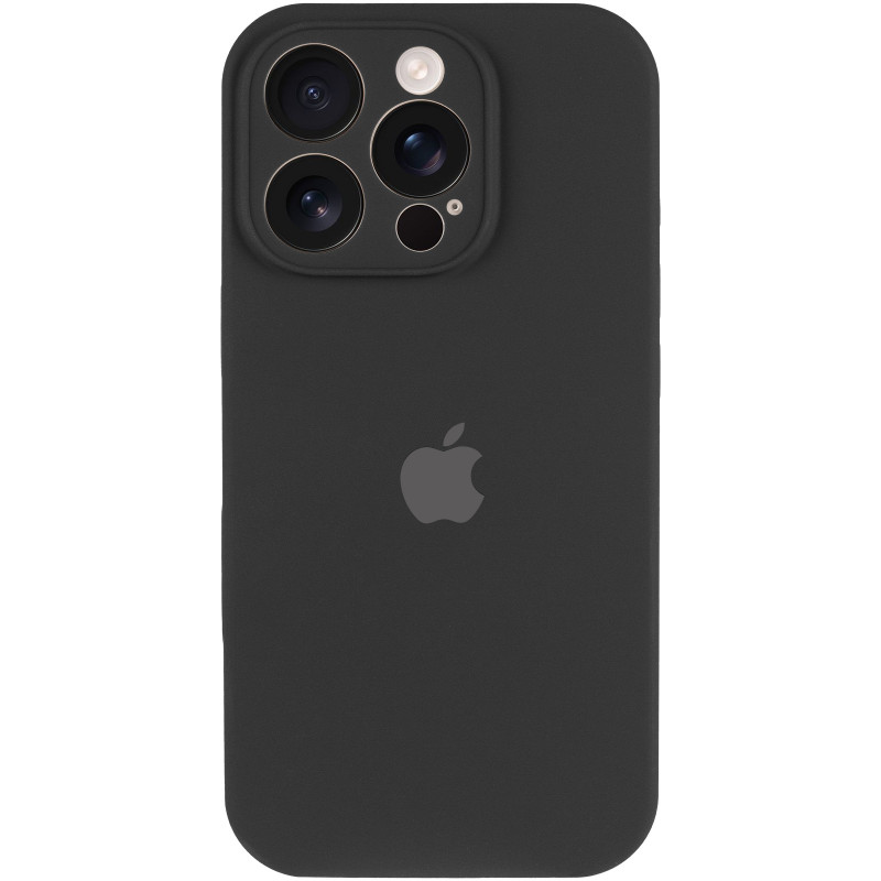 Фото Чохол Silk Full Camera Protective (AA) на Apple iPhone 15 Pro Max (6.7") (Чорний / Black) на vchehle.ua