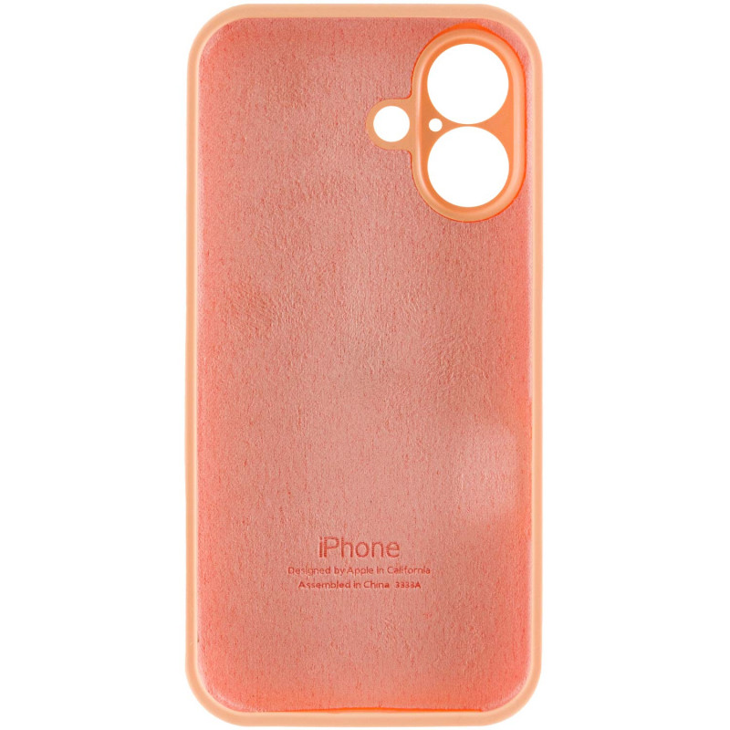 Замовити Чохол Silk Full Camera Protective (AA) на Apple iPhone 16 (6.1") (Помаранчевий / Cantaloupe) на vchehle.ua