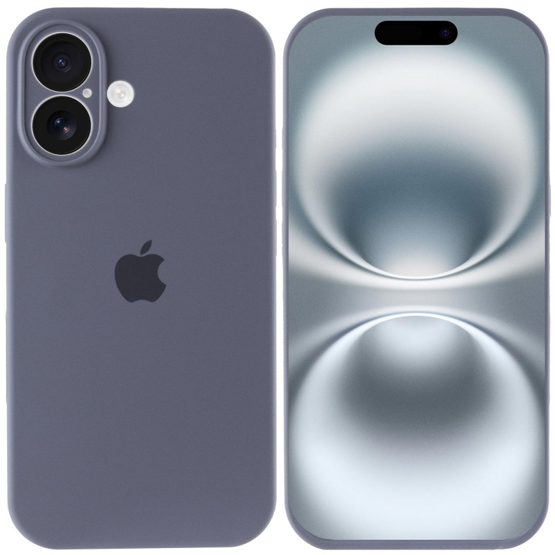 Чохол Silk Full Camera Protective (AA) на Apple iPhone 16 (6.1") (Сірий / Lavender Gray) в магазині vchehle.ua