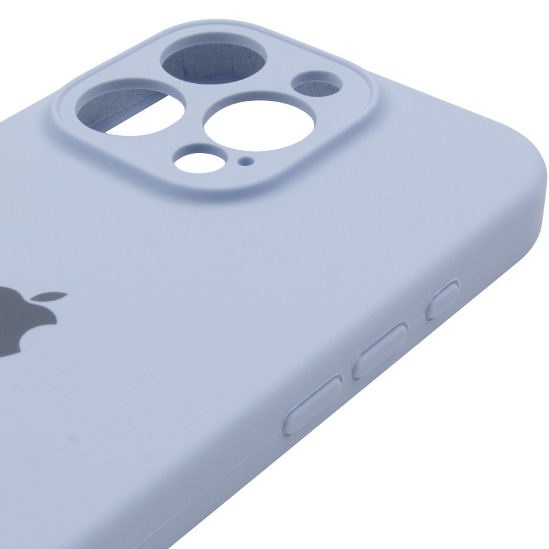 Чохол Silk Full Camera Protective (AA) на Apple iPhone 16 Pro (6.3") (Блакитний / Lilac Blue) в магазині vchehle.ua