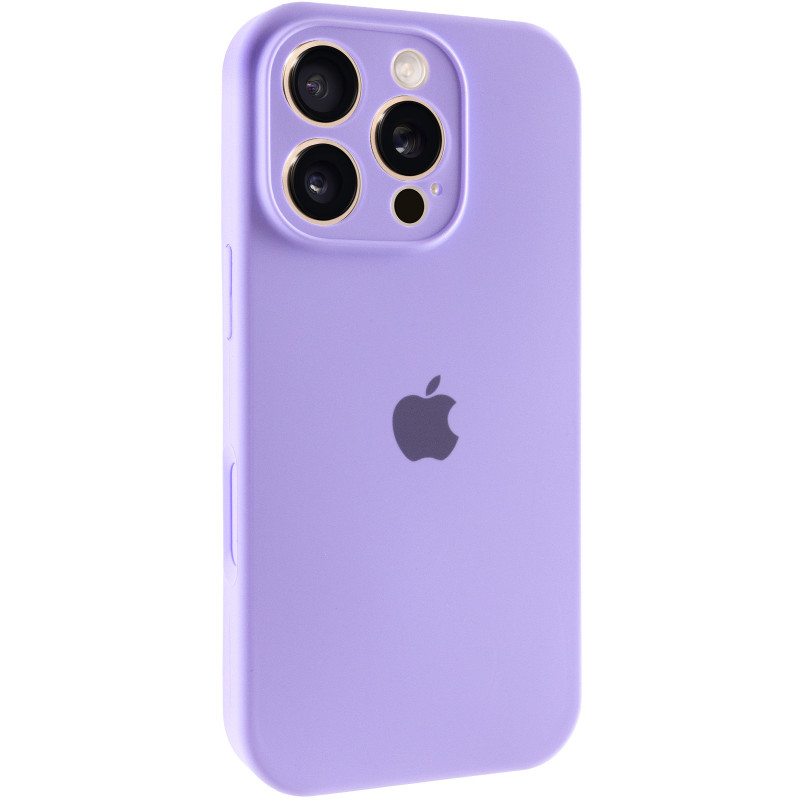 Чехол Silk Full Camera Protective (AA) для Apple iPhone 16 Pro Max (6.9") (Сиреневый / Dasheen)